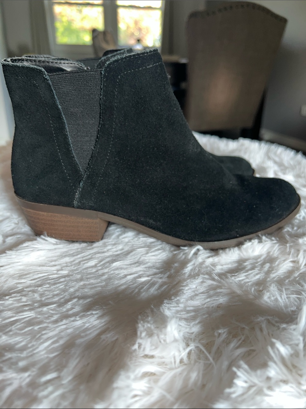 Kensie Women's Black Suede Ankle Boots